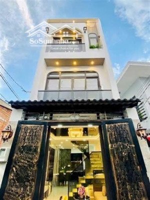 bán nhà phan văn trị ngay trung tâm bình thạnh 52m2, 1trệt 2lầu, sổ riêng. đang cho thuê 15tr/th