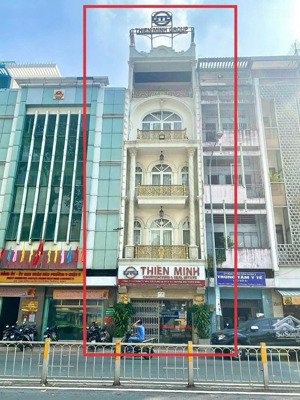 bán nhà mt nguyễn tri phương p.9 q5, dt 5.5x20.1m cn 110m2, kc 6 tầng giá 43 tỷ
