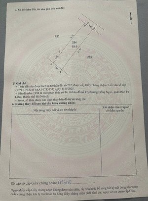 bán đất đông thắng cạnh đh y tế công cộng. 95 m2, ngõ thông kinh doanh, ô tô 7 chỗ. giá 14.99 tỷ