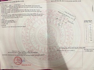 đất diên khánh mặt tiền đường nhựa 6m dt 197m2 ngang 7m ở trung tâm diên phước