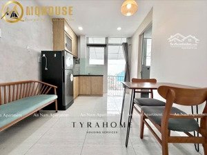 chung cư mini 1pn balcony ngay trung tâm rộng 40m2, thang máy, hầm xe bảo vệ 24/7, có mgr full nt
