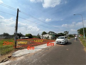 bán đất gần chợ đường số 5, khu bàn cờ suối nghệ - dt: 6x24m, 143m2, có 80m2 thổ cư - giá: 1,28 tỷ