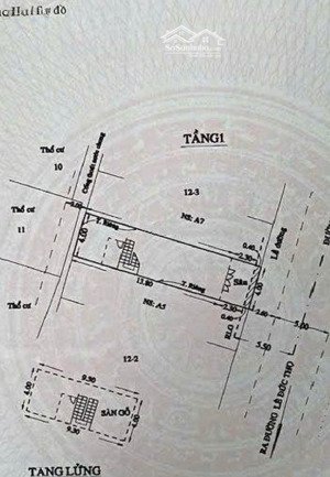 nhà sau lưng st coop mart phan văn trị, đường 6m tiện xây mới