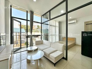 cho thuê cc mini 1pn 50m2 tách bếp ban công full nội thất gần sân bay tsn - hoàng văn thụ tân bình