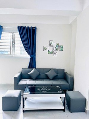 cho thuê căn hộ góc 44m2 nam long 2 central lake, 1 phòng ngủ, full nội thất, mới 100%, th máy