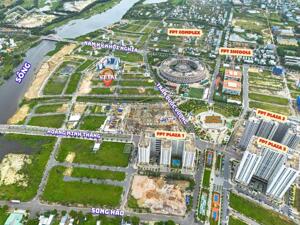 bán lô Mặt tiền kênh sinh thái Đối diện chung cư FPT PLaza 4