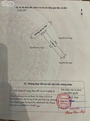 Bán đất Tân Thành - Dương Kinh - Hải Phòng