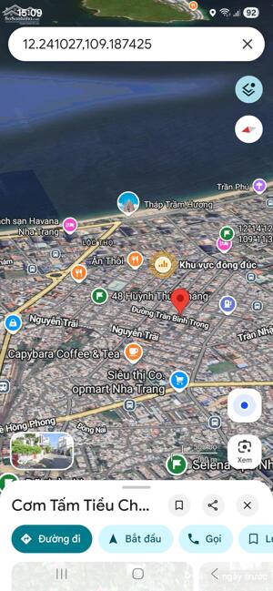 Sót lại lô đất ngang 5,5m mặt tiền đường Lê Đại Hành. Khu bàn cơ Nha Trang Giá bán : 140 triệu /m2 ~ 19,85 tỷ