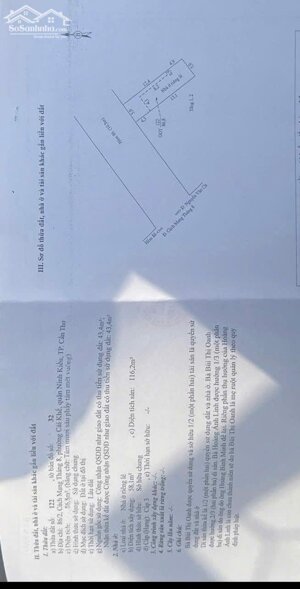 Bán Nhà Bán trục chính hẻm 86 ( phát lộc ) đường CMT 8 , phường Cái Khế , quận Ninh Kiều