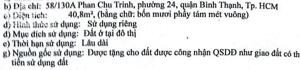 Nhà 3 tầng 4.2x11m 58/130A Phan Chu Trinh 6.5 tỷ