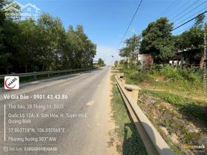 Chính chủ cần bán đất tại Tuyên Hóa, Quảng Bình.