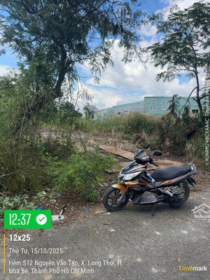 bán đất mặt tiền hẻm 512 nguyễn văn tạo, đường 16m trục chính 7x35m, 33 tr/m2