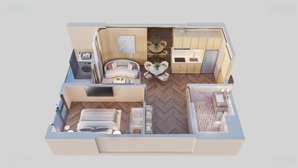 bán căn 1pn+1 làm được 2pn dt 43m2 rivea hn hướng tây view thành phố tầng trung giá giảm còn 5.3 tỷ