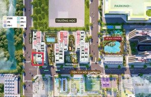 bán căn góc mặt sảnh 90.7m2 toà tc1- the canopy- kinh doanh cực đỉnh- mặt đường lớn- sổ lâu dài