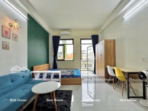cho thuê studio ban công, thang máy, giặt riêng, view đẹp gần lotte mart cộng hòa, k300