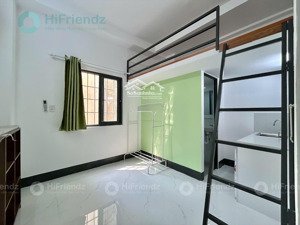 khai trương phòng gác cửa sổ thoáng - nhà mới - gần chợ phạm văn hai - bờ kè hoàng sa trường sa