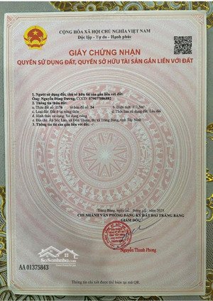 bán gấp lô đất ở gần chợ sóc lào đông hưng thuận,trảng bàng tây ninh sang tên công chứng ngay