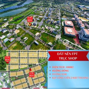 shophouse fpt - cạnh công viên 2 mt - siêu phẩm đường 9,5m