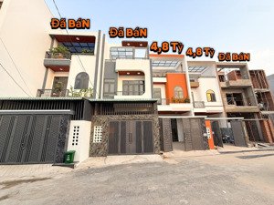 bán nhà 1t2l hoàn công (dt: 95m - ngang 5,2m) kdc hoàng minh chánh p. hoá an. giá chỉ 4,8 tỷ