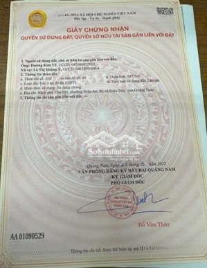 bán lô đất chính chủ - điện bàn - quảng nam