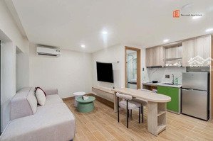 cho thuê căn hộ dịch vụ full nt, 1pn tách bếp, nhà mới ngay trường sa, thuận di chuyển sang q3, bt