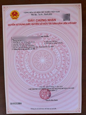 bán 100m2 đất thổ cư, đường xe hơi rộng 10m (có vỉa hè), giá 2 tỷ