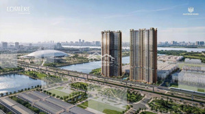 toà mặt hồ vin cổ loa - đối diện tt triển lãm - ck 18% giá chỉ 13x/m - vay miễn lãi 41 tháng