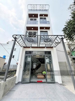 nhà phố 4m x 21m. đúc 3 lầu full nội thất hẻm nhựa 6m, đường thới an 5