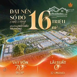 chỉ cần 17tr/m2 sở hữu ngay lô đất vàng tại dự án phú thứ park hill tp hải phòng
