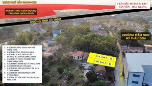 đất công nghiệp mỹ thái lạng giang diện tích 111m2 mặt tiền 6m cách khu công nghiệp mỹ thái 500m
