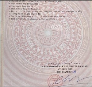 bán nhà mặt phố tại núi thành, 12 tỷ, 58.4m2, giá cực chất