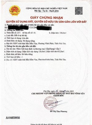 bán shophouse np10 126m2 tại kđt bắc đầm vạc, đống đa, vĩnh yên, vĩnh phúc