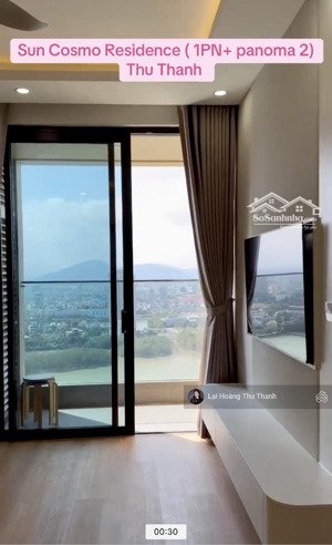 căn 1 phòng ngủ cộng sun cosmo trực diện sông hàn, đà nẵng downtown giá 5tỷ đang cho thuê 25tr full