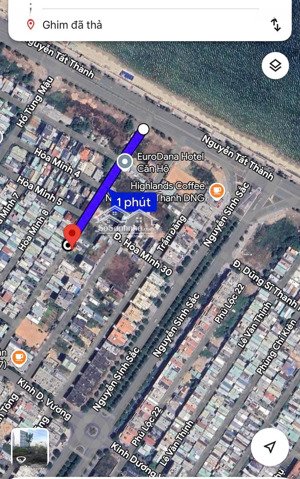 bán cặp đất mặt tiền phan thị nể (thông biển), dt 10x21m, cách biển 150m, giá 14 tỷ 5 tl