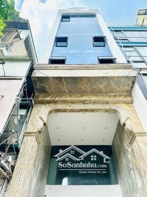 chính chủ cho thuê tòa văn phòng mặt phố la thành lớn - dt 90m x 9 tầng thang máy xây mới cứng