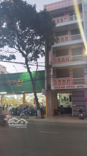 hiếm. bán toà khách sạn 1 trệt 4 lầu mặt tiền hoàng diệu, ngang 6,03m, cách biển 2p