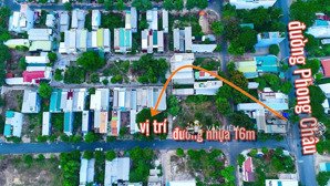 lô đất tđc đất lành - vĩnh thái - dt: 64m2 - đường rộng 16m phù hợp đầu tư