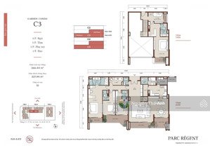 duy nhất căn duplex c3 321m2 tầng cao view thoáng hàng cực hiếm tại parc régent giá chỉ 38.x tỷ