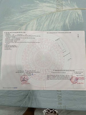 bán đất đường 10m5 vũ lăng, phường hoà phát, cẩm lệ. 96m2 giá chỉ 4,95 tỷ. lh: 