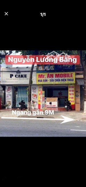 nhà mặt tiền nguyễn lương bằng , mặt tiền rộng 9m