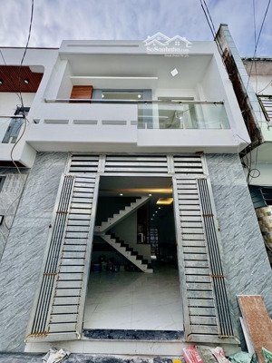 bán nhà 2 mặt tiền 63m2, ngang 5.2m, đường 5m, gần bv bình tân, giá 4. x tỷ