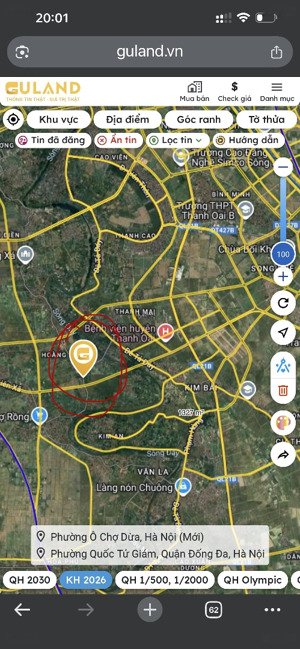 bán nhanh 100m2 đất ở thôn cốc thượng xã hoàng diệu cách đê đáy 100m lh đường 5m