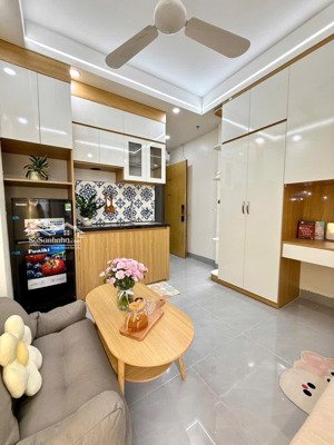 toà chdv sát mặt phố lê đức thọ, ngõ thông, ô tô kinh doanh, 50m2, 8t, 13p kk. nội thất xịn. giá đt