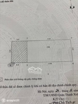 khương hạ quỹ đất lớn còn sót lại khu thanh xuân , 238m vỉa hè mặt tiền rộng , giá tốt , 58 tỷ