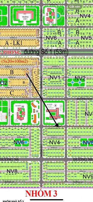 dự án hud nhơn trạch cần bán 1 cặp đất nền nhà vườn ngang 28mét đường nhựa 16mét đối diện tiện ích