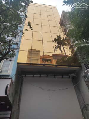 cho thuê nhà võ chí công dt 75m2x6 tầng, lô góc 2mt. thông sàn, thang máy, đồ cơ bản giá 48tr/th