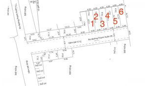 dự án mới sắp ra sổ. tx25. dt: 4 x 13,65m2. giá: 3.85 tỷ