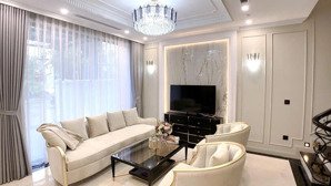 cho thuê biệt thự ngọc trai - đảo bé. dt 185m2, 4t, full đồ, thang máy, ngay hồ ngọc trai