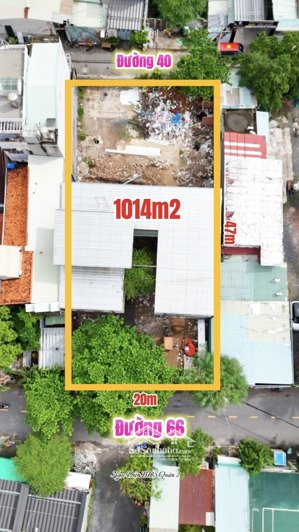 2 mặt tiền đường số 66 & đường số 40, p. thảo điền - 1.014,6m² (20m x 47m) - 220 tỷ (có tl)