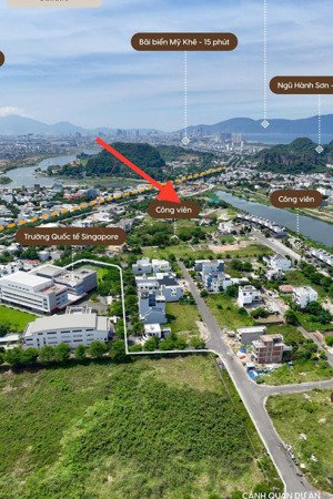 bán lô đất biệt thự 400m2 đường 15m song hào , khu đô thị phú mỹ an ,đà nẵng pearl